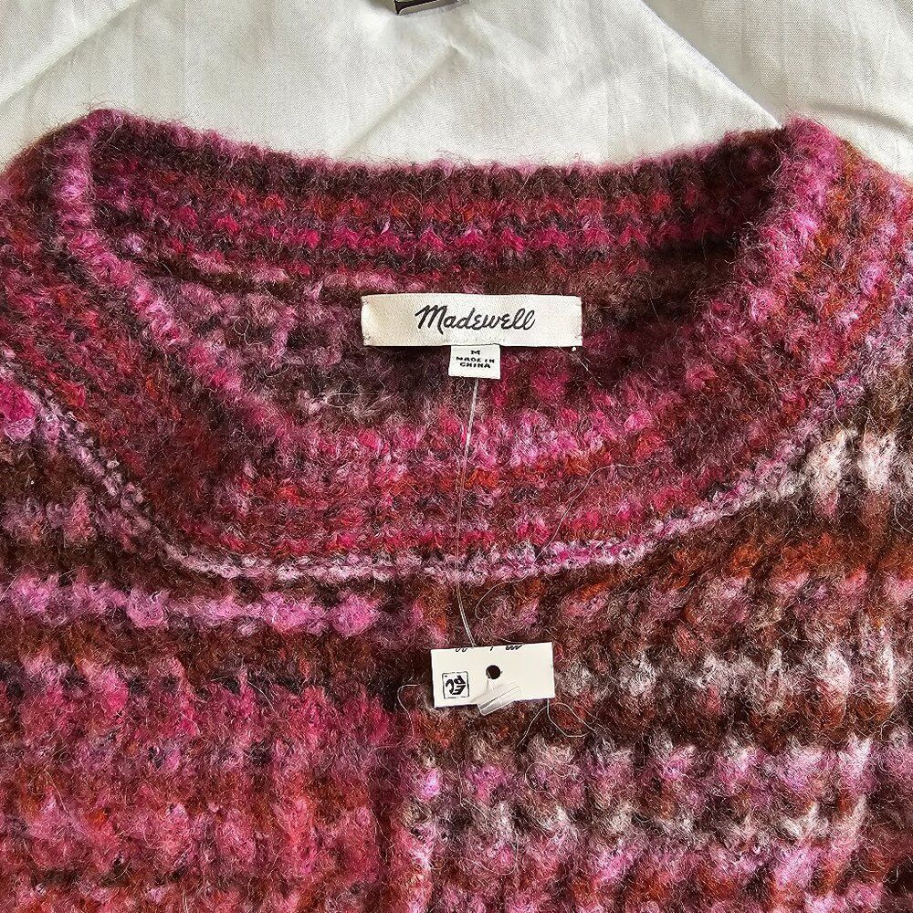NWT MADEWELL COZY MOCKNECK LONGSLEEVES PULLOVER SIZE M WOMENS - Picture 4 of 13